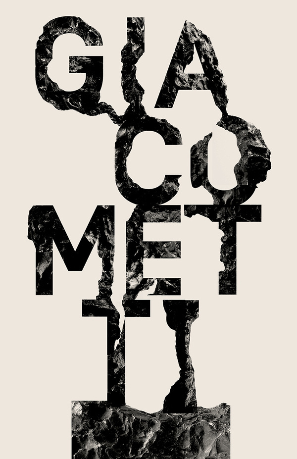 Spin — Proa – Giaccometti Exhibition #type #grunge