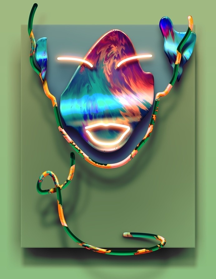 Vasya Kolotusha #abstract #vasya #pattern #woman #lights #texture #illustration #art #kolotusha
