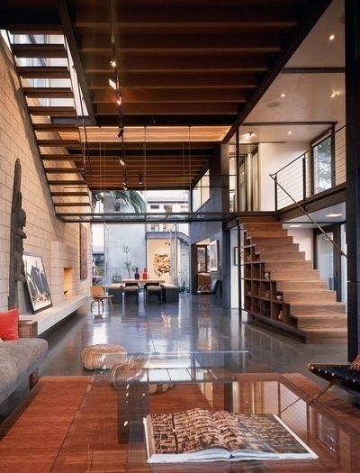 Pictures - 700 Palms Residence - Architizer - Empowering Architecture: architects, buildings, interior design, materials, jobs, competitions, design s #steel #concrete #structure #wood #architecture #stair #exposed