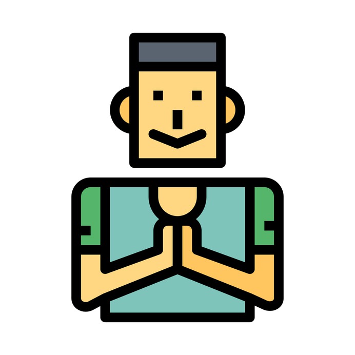 See more icon inspiration related to thai, cultures, greeting, thailand, person and people on Flaticon.