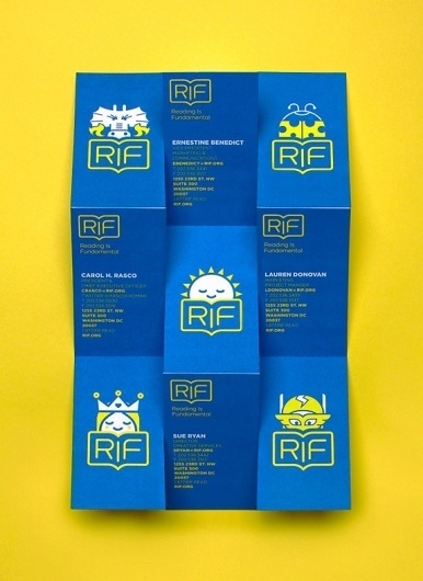 Reading is Fundamental is Fun - Brand New #logo #identity