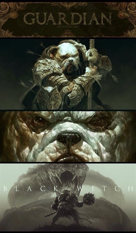 Bulldog from my project Black Witch #dave #rapoza #black #witch #bulldog