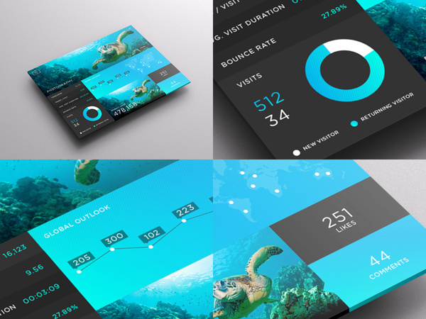 SJQHUB™ Visual Data UI dashboard on Behance #flat #branding #timeline #portal #infographic #menu #dashboard #stats