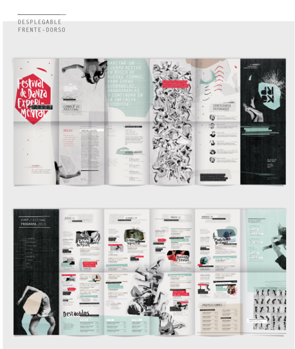 KORP. Festival de Danza Experimental - Parte I on Behance #dance #design #graphic #festival