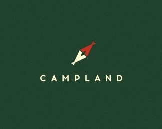 Campland by Smolkin #logo #camp