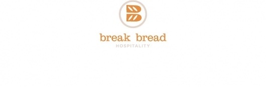 Break Bread Hospitality : Nathan Hinz #logo #brand #identity #bread
