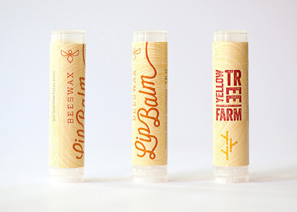 YT Beeswax Lipbalm #packaging #organic #farm #lip balm #beeswax