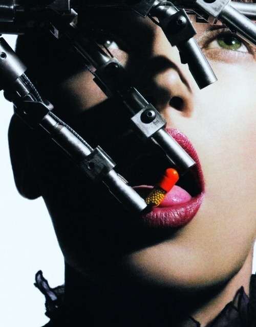 OTAKU GANGSTA #woman #robotic #pill #medical #arm