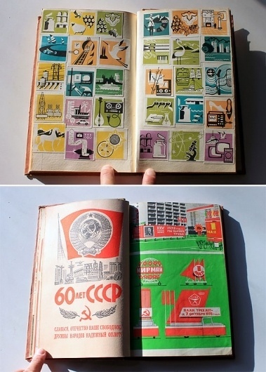 Old things. « Present&Correct #stamps #russian #retro #constructivism #illustration