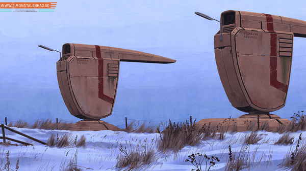 Simon Stålenhag Art Gallery #simon #painting #stlenhag #art