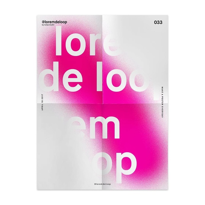 🏴 day 033 #loremdeloop #daily ・ ・ #dailyposter #design #daily #365days #designer #designers #designing #designporn #designlife #daily