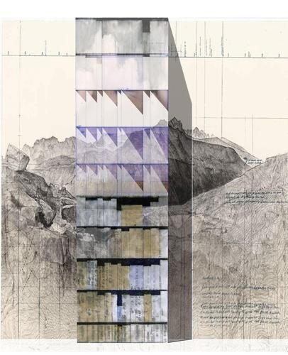 Beniamino Servino — Padiglione Italia. Innesti/ Grafting - Ambienti taglia e incolla #drawings #architecture #facades