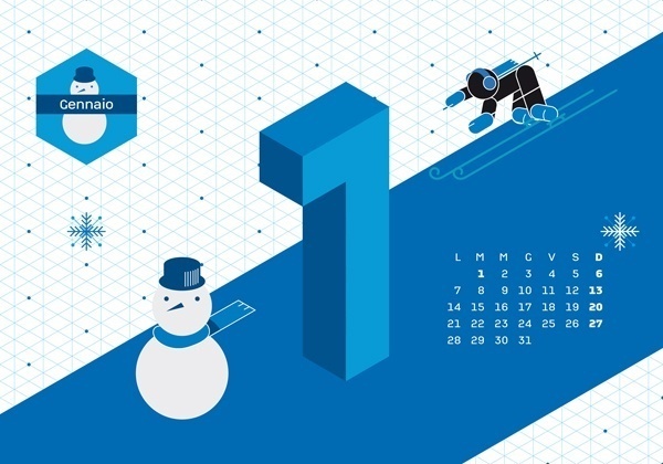 Calendario Algoritmo 2013 by o-zone , via Behance #vectors #illustration #vector #illustrated