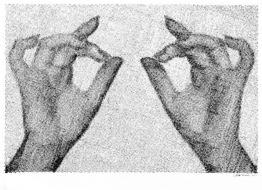 Dan+Bina%2C+Idle+Hands%2C+ink+drawing%2C+1-29-12+copy.jpg (JPEG Image, 720x524 pixels) #ink #bina #drawing #dan #dots #day #tone #half #ben