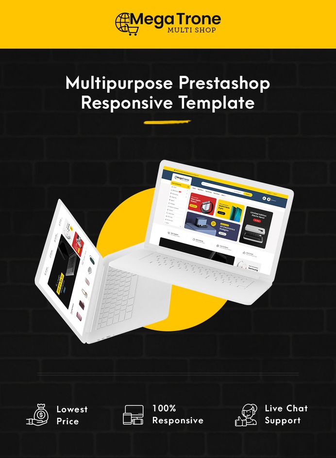 #MegaTrone #Electronics - #MultiPurpose - #Prestashop #Responsive #Theme | #TemplateTrip #eCommerce #Website #Design #Template