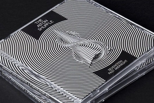The Aston Shuffle - Seventeen Past Midnight on the Behance Network #spiral #circles #the #cover #artwork #mono #aston #concenric #music #shufle