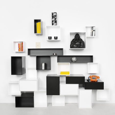 Cubit Modular Shelving System #modular #grid #furniture