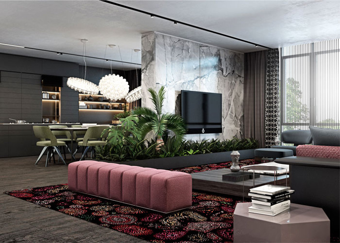 Luxury Apartment by Iryna Dzhemesiuk and Vitaly Yurov - #decor, #interior, #home