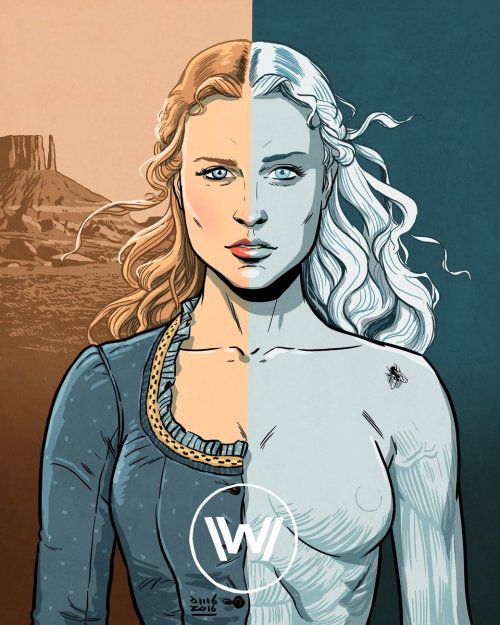 "Wake up, Dolores" fanart by David M. Buisán
