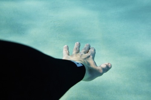 makapu'u - © julien roubinet #surf #sand #poster #blue #beach #underwater