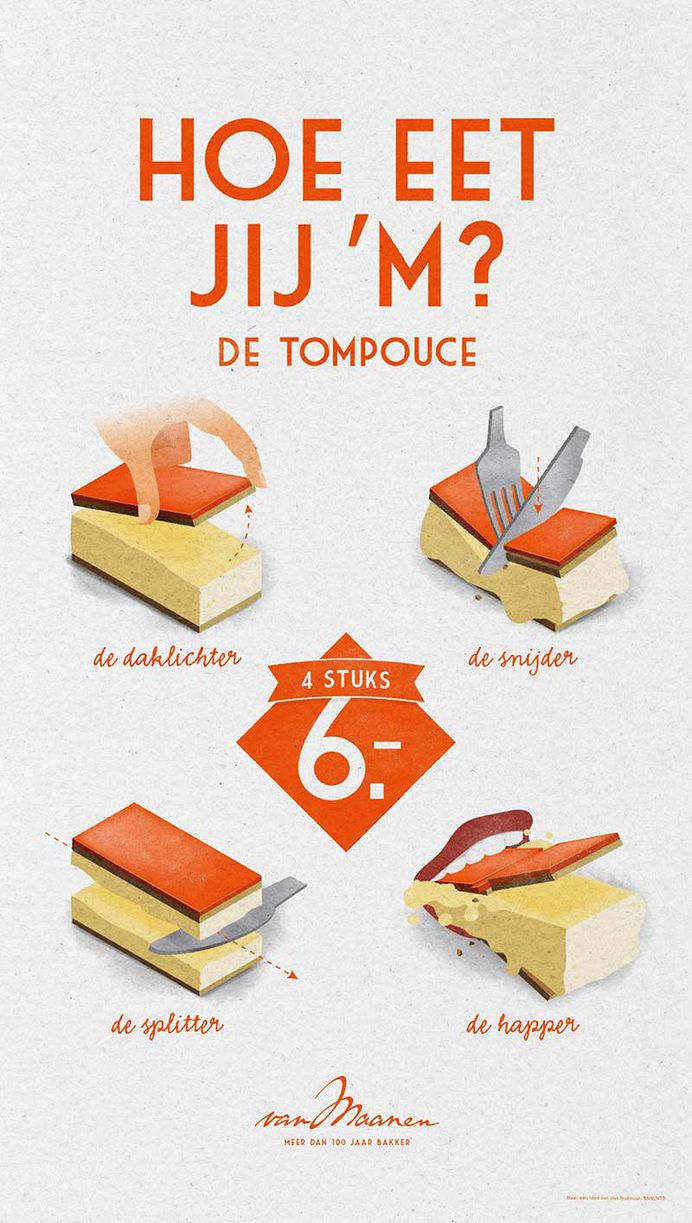 Poster for Bakker van Maanen by The Ad Agency