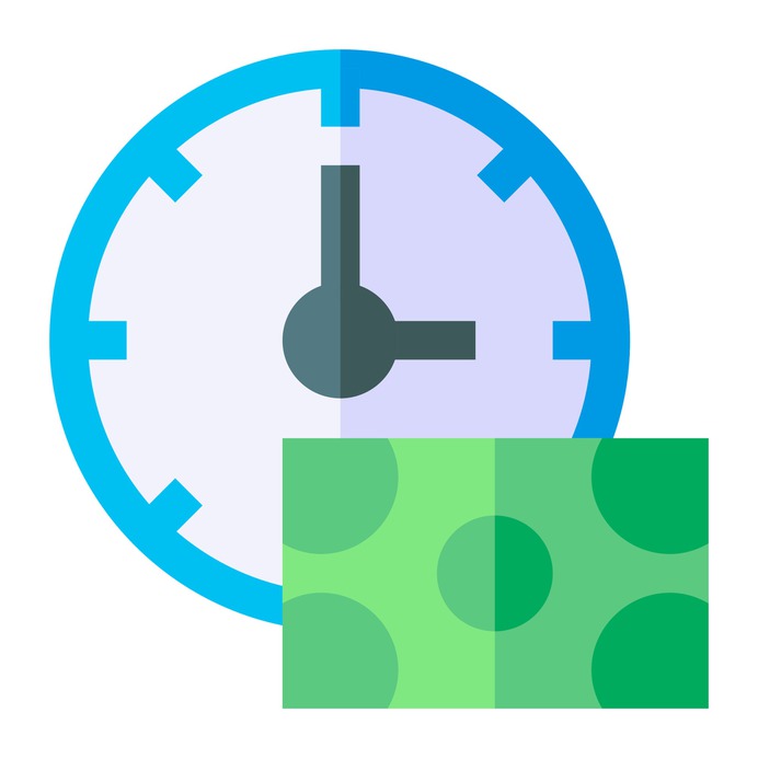 See more icon inspiration related to clock, time and date, business and finance, Tools and utensils, banknote, bill, watch, money, tool and time on Flaticon.