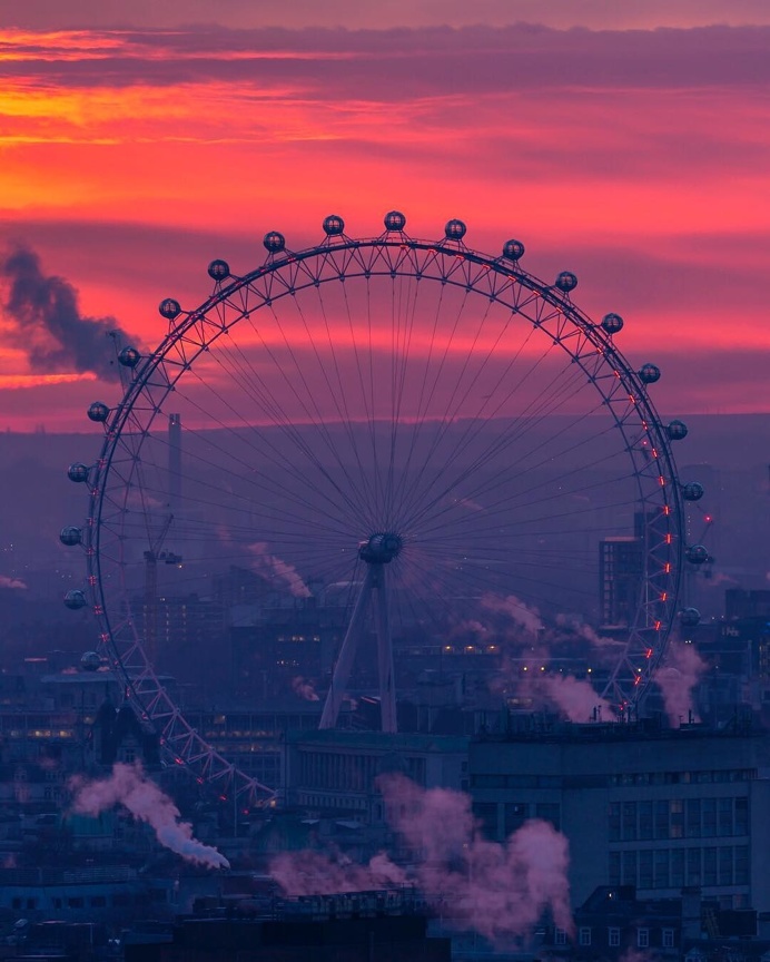 London From The Rooftops by James Burns