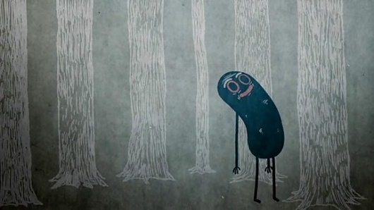 The Fox Is Black » 'Black Forest', A Trippy, Looped Video by Charles Huettner #video #forest #black
