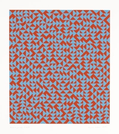 The Josef & Anni Albers Foundation #anni #1969 #screenprint #geometric #albers