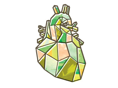 Anatomical-stain-glass-collage-heart-thing #jonny #ashcroft