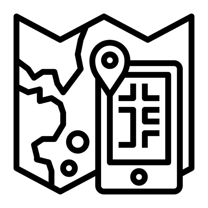 See more icon inspiration related to map, travel, gps, pin, mobile map, maps and location, ui, location pin, map location, placeholder, electronics, mobile phone, smartphone, geolocalization, interface, signs and cellphone on Flaticon.