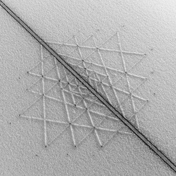 foam scarification (at Mandala Custom Shapes) #slicing #mandala #modification #foam