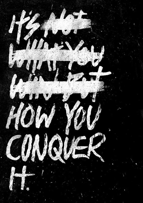 Creative Review - Conqueror's Typographic Games winners #conquer #win #poster #typography