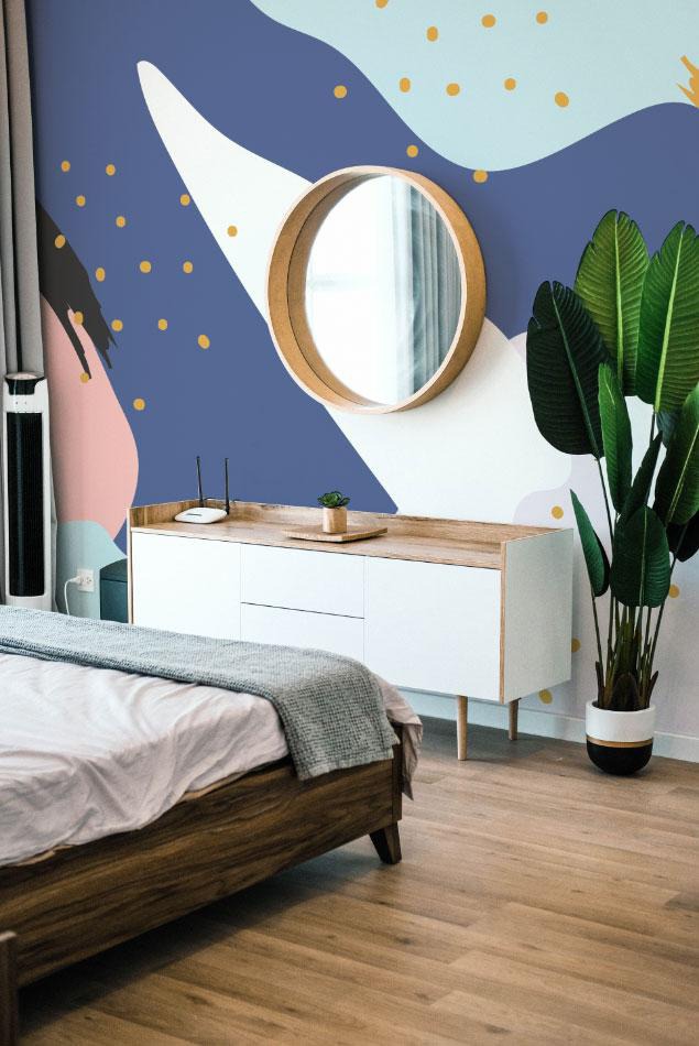 Abstract Wallpaper Mural from Eazywallz