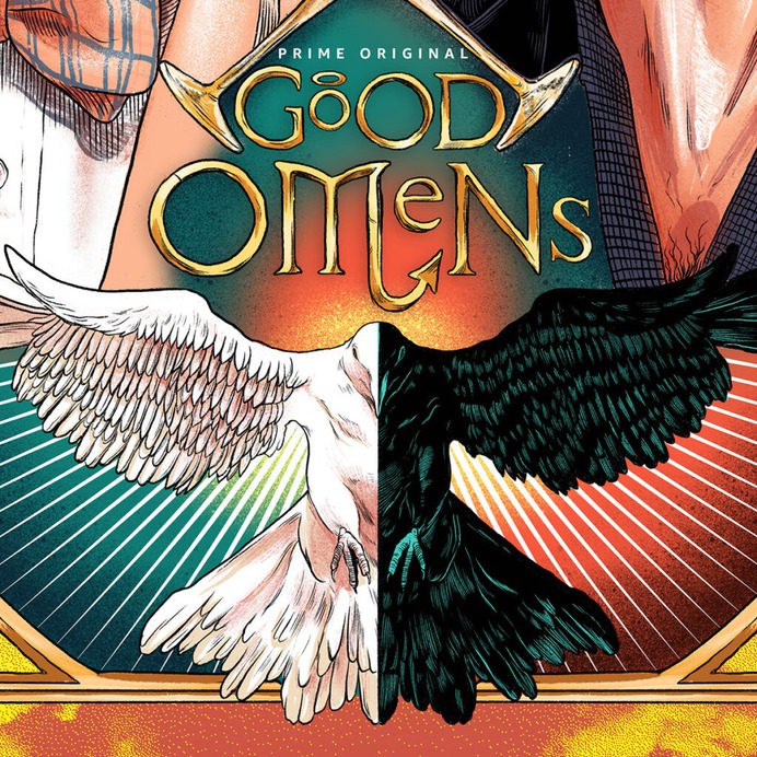 Good Omens : Alternate Movie Poster - The Commas