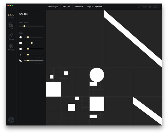 Quadtree shape generator