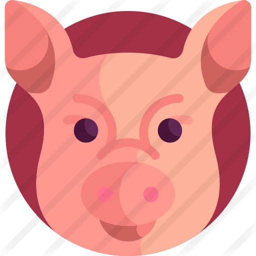 See more icon inspiration related to food and restaurant, farming and gardening, mammal, wildlife, pig, wild, pork, farm, zoo, meat, animals and shape on Flaticon.