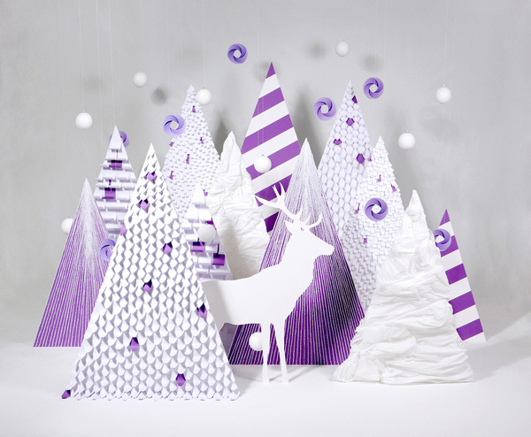 Purple Wishes on the Behance Network #christmas