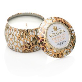 Voluspa Maison Blanc Prosecco Bellini Scent Jar Candle - pastel scented candle