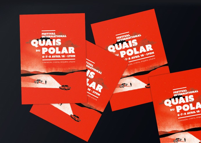 #Polar #festival #illustration #red #black #light