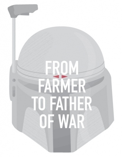 ANONYMOUS MAG #wars #fett #illustration #star #predator #assassin #killer #jango #typography