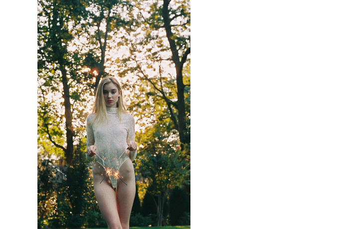 Therese + Joel #woods #pool #photography #nyc #sparkles