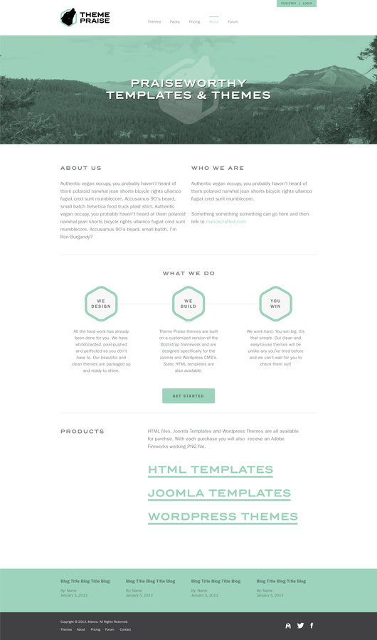 Tp about #website #themes #layout #clean