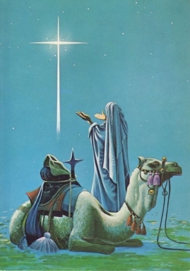 May the Blessings of Christmas be with you...  this isn't happiness.™ #illustration #christian #star