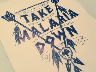 Takemalariadown dribbble drew #typography