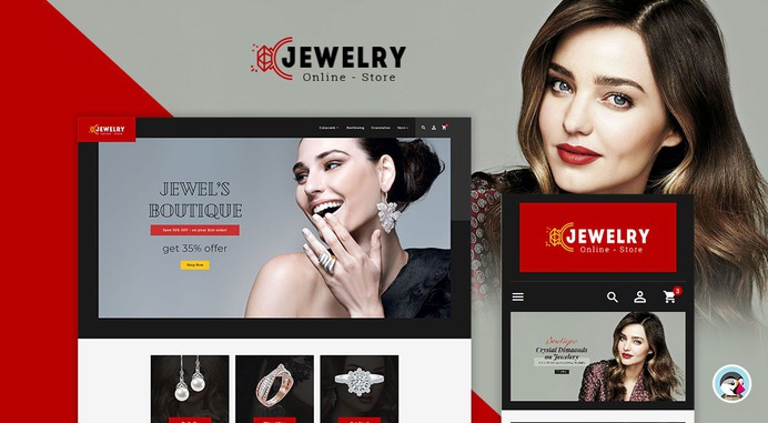 #Jewelry & #Imitation #Catalog - #Prestashop #Responsive #Theme | #TemplateTrip #eCommerce #Website #Design #Template