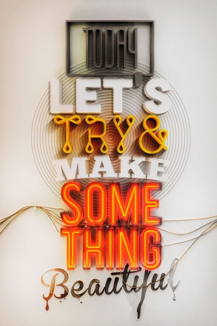 Why can't we just make something beautiful?