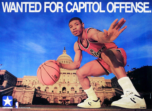muggsy #muggsy #washington #classic #converse #bullets #nike #vintage #poster #sport