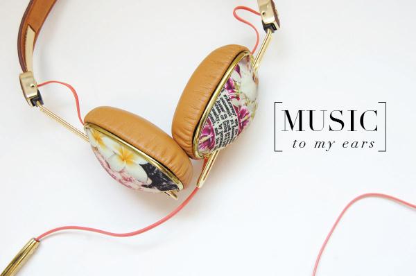West End Girl Blog | BLOG | Designer of all things lovely #power #floral #headphones #gadget #music #ears #flower #flowers