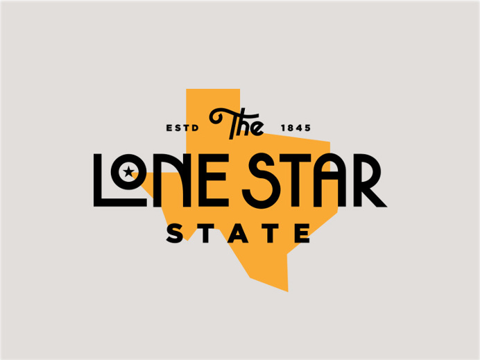 The Lone Star State (Tee) by Steve Wolf